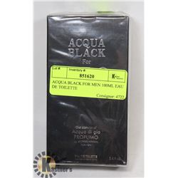 ACQUA BLACK FOR MEN 100ML EAU DE TOILETTE