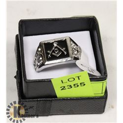 MENS MASONIC RING SIZE 11