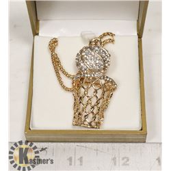 REPLICA NBA NECKLACE PENDANT GOLD FILLED