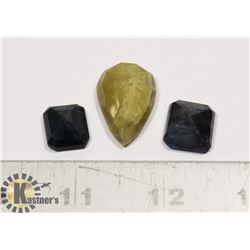 #183-YELLOW/ BLUE SAPPHIRE GEMSTONE 67.60ct