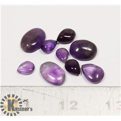 #195-PURPLE AMETHYST GEMSTONE 52.75ct