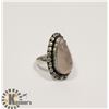 Image 1 : #113-ROSE QUARTZ RING SIZE 5.5