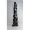 Image 1 : 22)  WOLF ORIGINAL 11.5" TALL CARVED TOTEM
