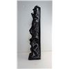 Image 2 : 22)  WOLF ORIGINAL 11.5" TALL CARVED TOTEM