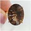 Image 4 : 10K YELLOW GOLD SMOKEY QUARTZ(7CT) RING