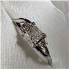 Image 3 : 14K WHITE GOLD DIAMOND(0.6CT) DIAMOND