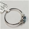 Image 2 : 10K WHITE GOLD BLUE ZIRCONIA(1CT) DIAMOND