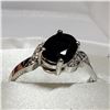 Image 3 : 10K WHITE GOLD SAPPHIRE(1.05CT) DIAMOND(0.06CT)