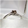Image 2 : 10K WHITE GOLD DIAMOND(0.22CT)  RING (~SIZE 6.5)