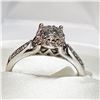 Image 2 : 14K WHITE GOLD DIAMOND(0.4CT) DIAMOND(0.16CT)