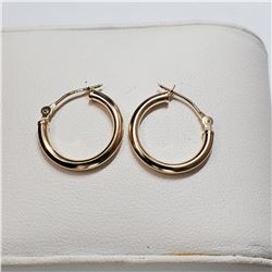 14K YELLOW GOLD  EARRINGS (~WEIGHT 0.7G)