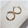Image 3 : 14K YELLOW GOLD  EARRINGS (~WEIGHT 0.7G)