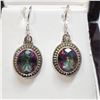 Image 1 : SILVER MYSTIC TOPAZ  EARRINGS
