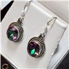 Image 2 : SILVER MYSTIC TOPAZ  EARRINGS