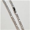 Image 3 : SILVER CUBIC ZIRCONIA  NECKLACE