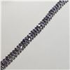Image 3 : SILVER TANZANITE(12.2CT) BRACELET
