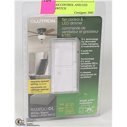LUTON  FAN CONTROL AND LED DIMMER SWITCH