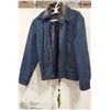 Image 1 : MEN'S SUEDE NAVY BLUE JACKET