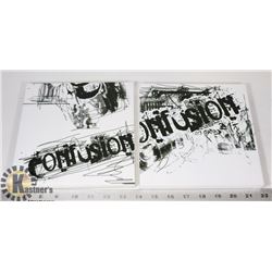 LOT OF 2 CONTINUOUS PICTURES 8 X 8