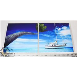 LOT OF 2 CONTINUOUS PICTURES 8 X 8