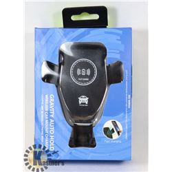 NEW GRAVITY AUTO HOLD WIRELESS CHARGER, AUTO