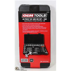 NEW OEM TOOLS 40 PC TAP & DIE SET - SAE