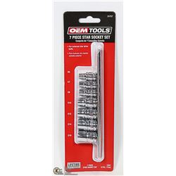 NEW OEM TOOLS 7 PC STAR SOCKET SET - E6,E7,E10,E14
