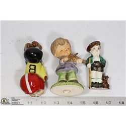 3 RUSTIAS OCCUPIED JAPAN FIGURES FOOTBALL PLAYER