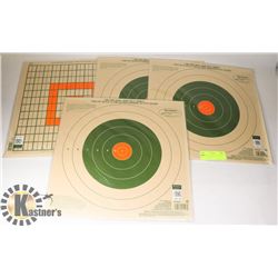 4 PACKS OF REMINGTON PAPER RIFLE TARGETS