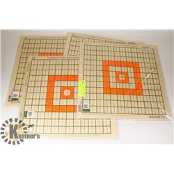 4 PACKS OF REMINGTON PAPER RIFLE TARGETS