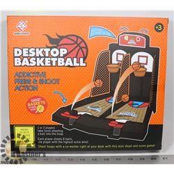 NEW DESKTOP BASKETBALL KIDS OR ADULTS TOY