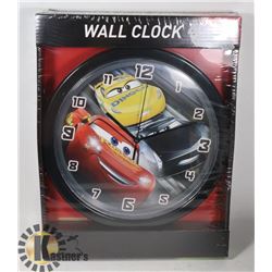 NEW DISNEY CARS 3 WALL CLOCK