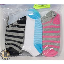 3PK LADIES ANKLE SOCKS