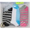Image 1 : 3PK LADIES ANKLE SOCKS