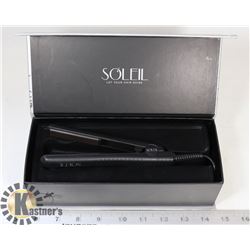 SOLEIL MINI BLACK FLAT IRON W/ CERAMIC PLATES