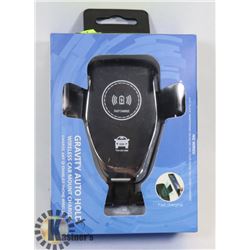 NEW GRAVITY AUTO HOLD WIRELESS CHARGER, AUTO