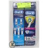 Image 1 : TWO PACKS OF ORAL B REPLACEMENT TOOTHBRUSH HEADS
