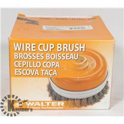 NEW WALTER 5" WIRE CUP BRUSH