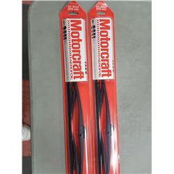 LOT OF 2 MOTORCRAFT 20 IN AEROFOIL WIPERS