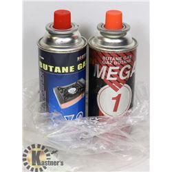LOT OF 2 CAMPING BUTANE GAS