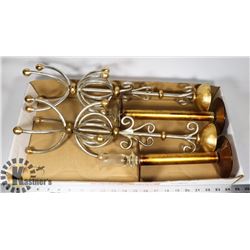 FLAT OF CANDLE HOLDERS