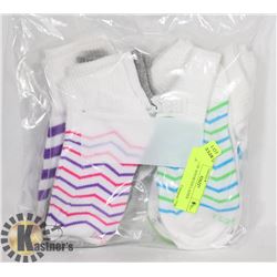 7 PAIRS OF ASSORTED LADIES ANKLE SOCKS