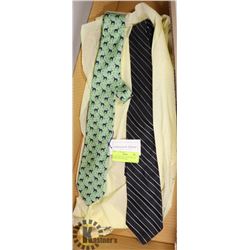 2 NEW 100% SILK TIES BY DKNY & MARTHA'S VINEYARD