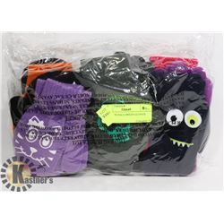 12PK KIDS HALLOWEEN GLOVES