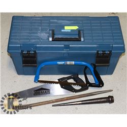 MASTERCRAFT TOOL BOX WITH TOOLS INCLUDING