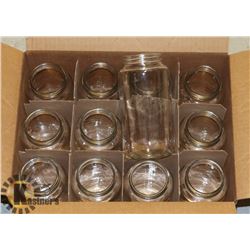 CASE OF 12 ONE QUART JARS