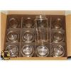 Image 1 : CASE OF 12 ONE QUART JARS