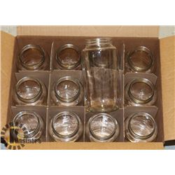 CASE OF 12 ONE QUART JARS
