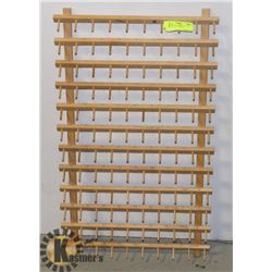 WOODEN SPOOL HOLDER