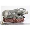 Image 1 : SOAPSTONE CARVED WATER BUFFALO